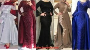 فساتين سهرة طويلة