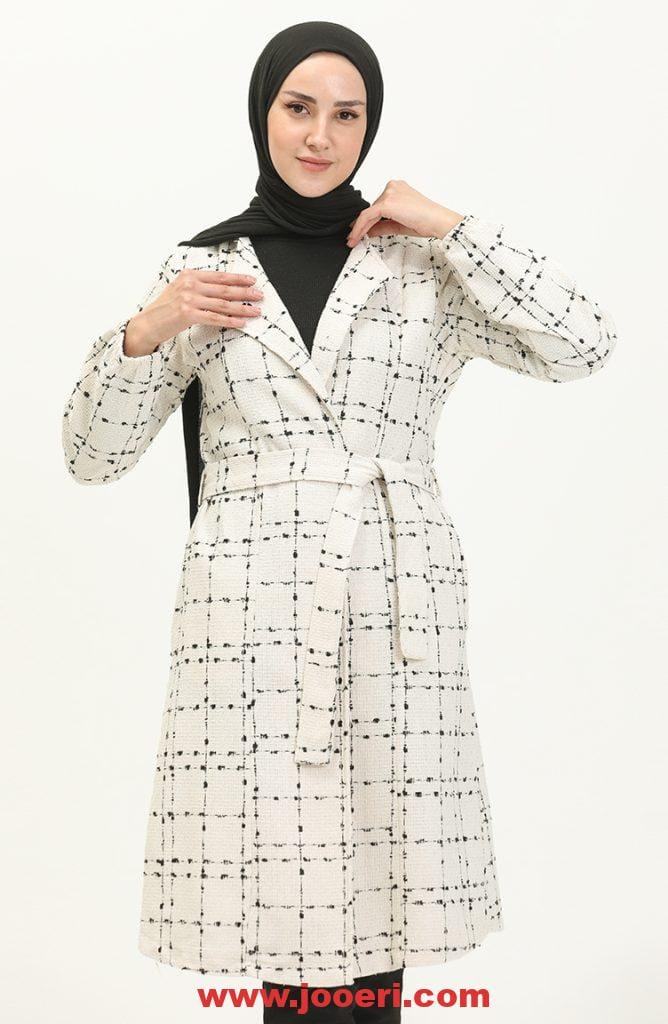 تصاميم موديلات معاطف تركية للمحجبات