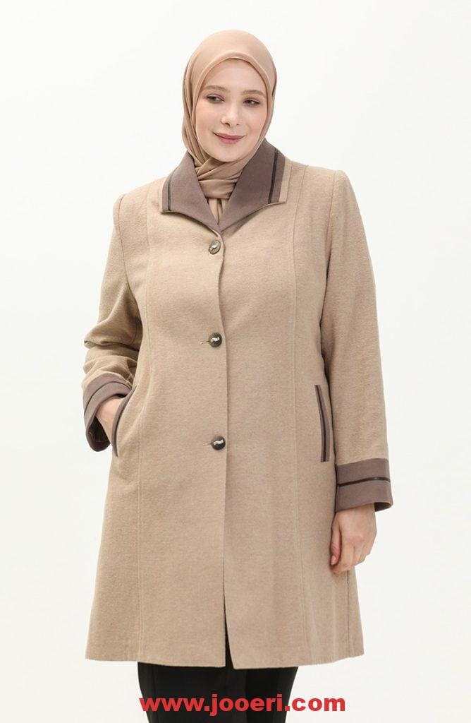 تصاميم موديلات معاطف تركية للمحجبات