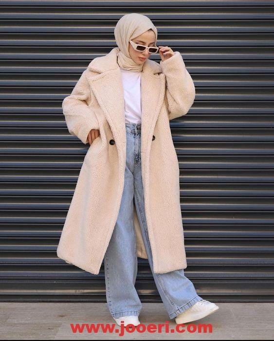 تصاميم موديلات معاطف تركية للمحجبات