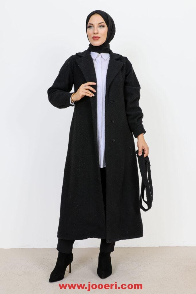 تصاميم موديلات معاطف تركية للمحجبات