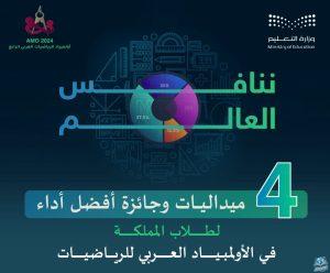 4 ميداليات للسعودية في أولمبياد الرياضيات العربي..تعرفوا عليها