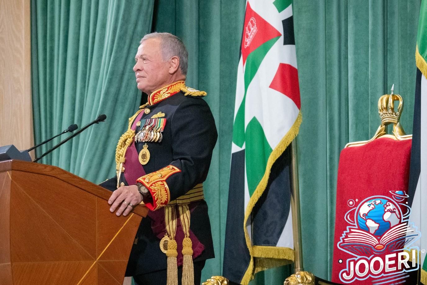 الملك عبد الله الثاني والملكة رانيا في افتتاح الدورة العادية الأولى لمجلس الدولة العشرين