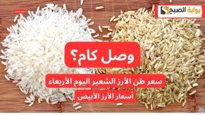 تراجع مفاجئ.. انخفاض سعر طن الأرز الشعير اليوم الأربعاء 20 نوفمبر 2024 في التعاملات
