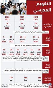 جدول التقويم الدراسي 2024 في الامارات والاجازات المطولة والعادية وبداية الدوام والنهاية