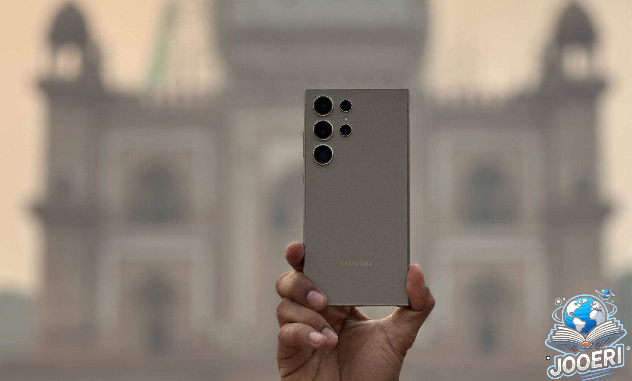 سطح وحدات الدمية Samsung Galaxy S25 Ultra، يُظهر تصميمًا أنيقًا بزاوية مستديرة