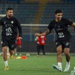 في حضور تريزيجيه ومرموش.. منتخب مصر يخوض مرانه استعدادًا لمباراة بوتسوانا «صور»