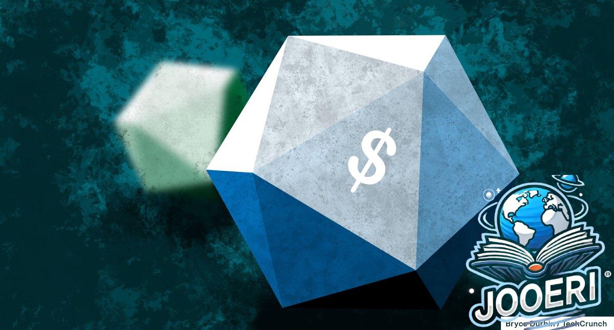 A 20-sided dice used in Dungeons and Dragons with a money sign on it