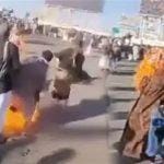 قيادي حوثي يشعل النار في نفسه احتجاجا على نهب أرضه بصنعاء