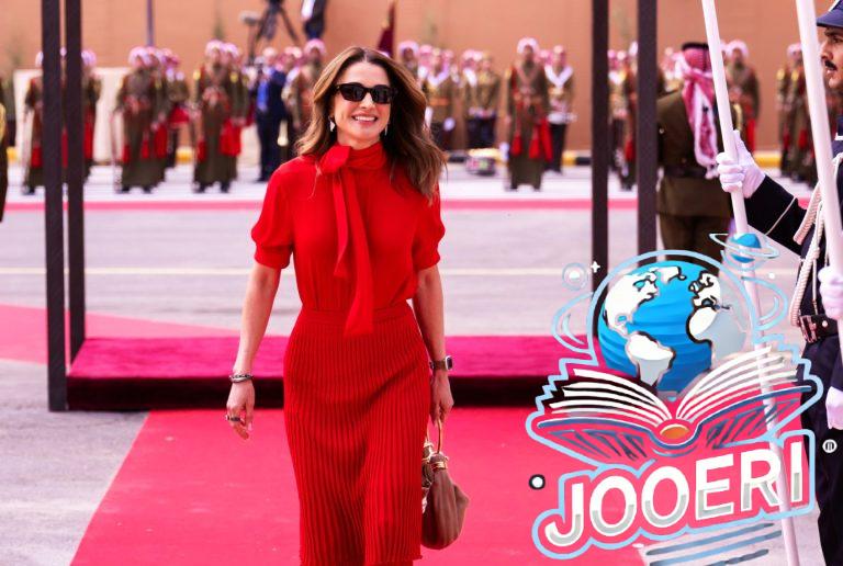 كيف نسقت الملكة رانيا العبد الله إطلالتها الأخيرة بالأحمر؟