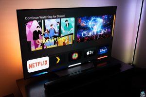 Apple TV home screen