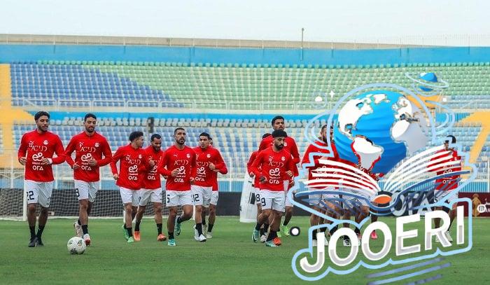 مصر بالزي الأحمر الأساسي أمام بوتسوانا بتصفيات الكان