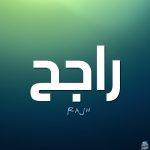معنى اسم راجح