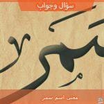 معنى اسم سمر