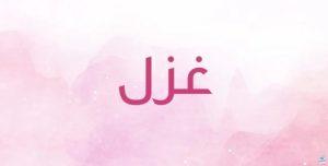 معنى اسم غزل 