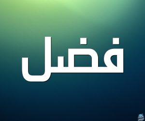معنى اسم فضل