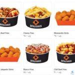 منيو المقبلات في بافلو برجر