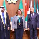 مي عبد الحميد تفوز بجائزة أفضل مدير عام لهيئة أو مؤسسة عربية