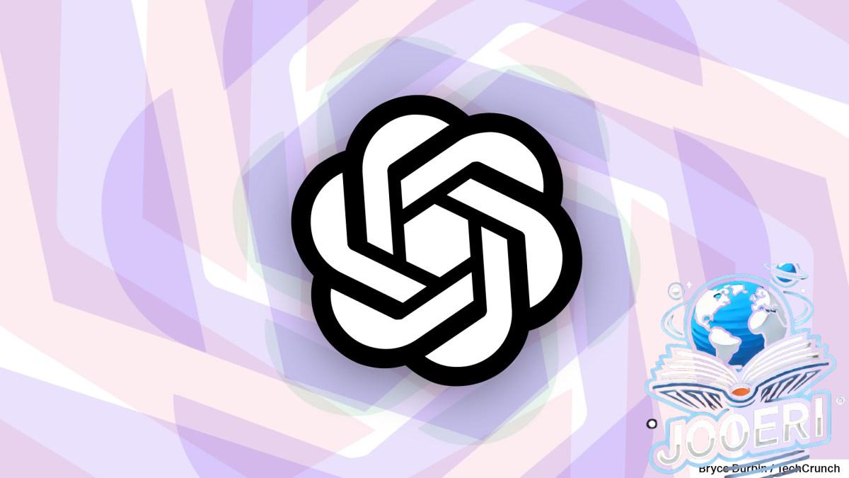 OpenAI logo with spiraling pastel colors (Image Credits: Bryce Durbin / TechCrunch)
