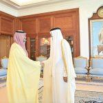 "أمير قطر" يستقبل "تركي بن محمد" ويبحثان علاقات البلدين وسبل تطويرها