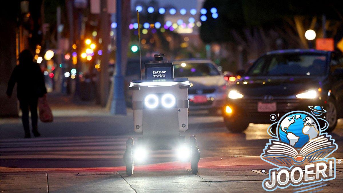 A Serve Robotics autonomous delivery robot