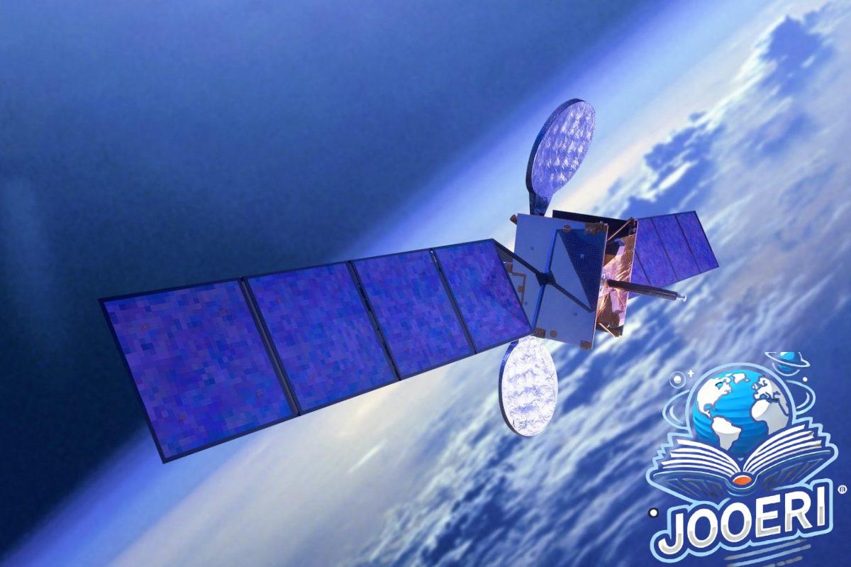 Satellite in space