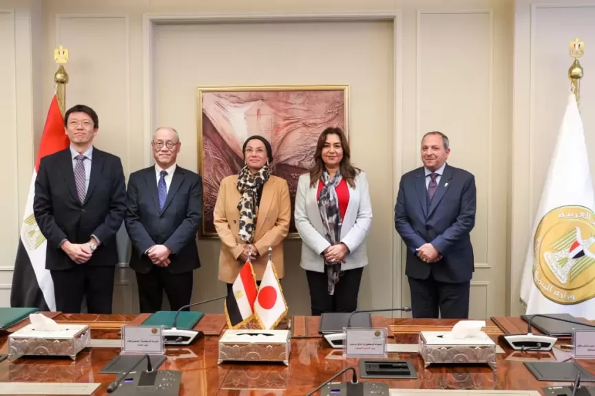 البيئة والتنمية المحلية وبورسعيد يوقعون مع هيئة التعاون اليابانية وثيقة مشروع ”مبادرة بورسعيد”