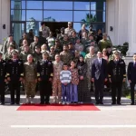 القوات المسلحة تنظم زيارة لعدد من الملحقين العسكريين إلى قيادة القوات البحرية