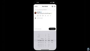 المواضيع تختبر ميزة جدولة النشر