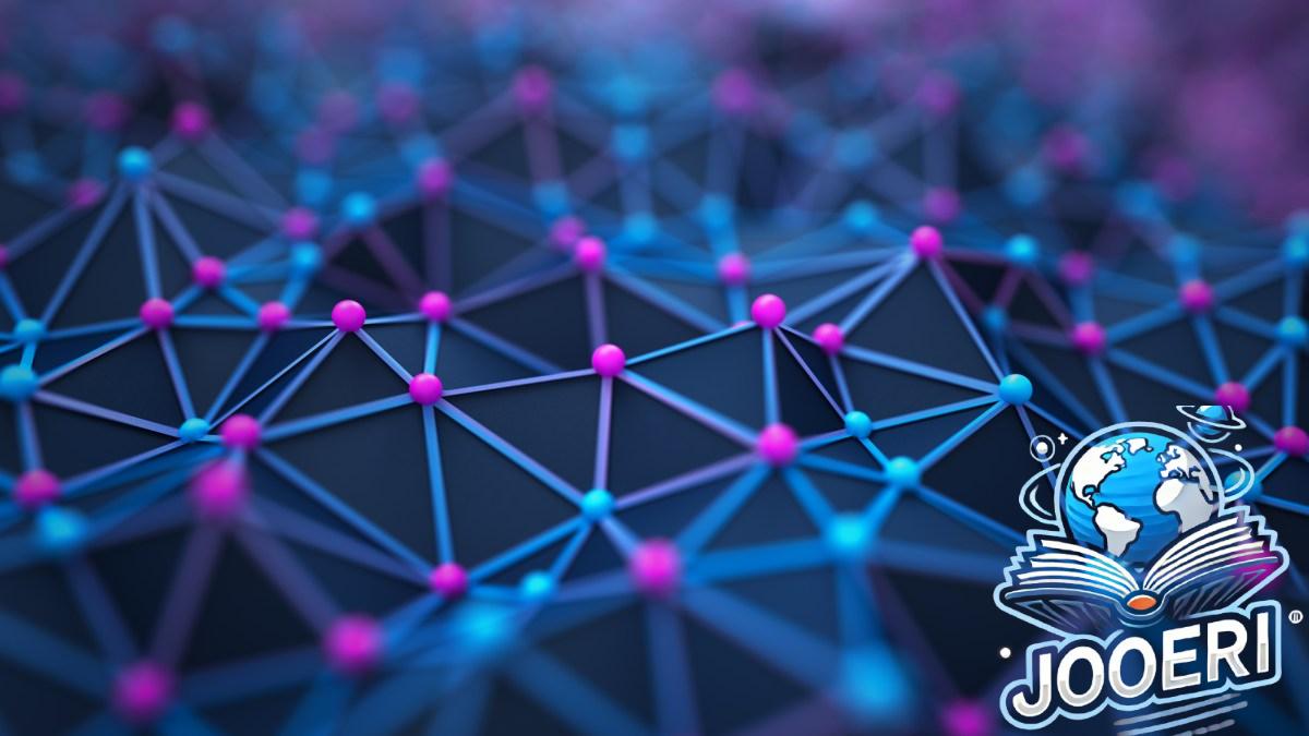 Futuristic digital blockchain background. Abstract connections technology and digital network. 3d illustration of the Big data and communications technology.