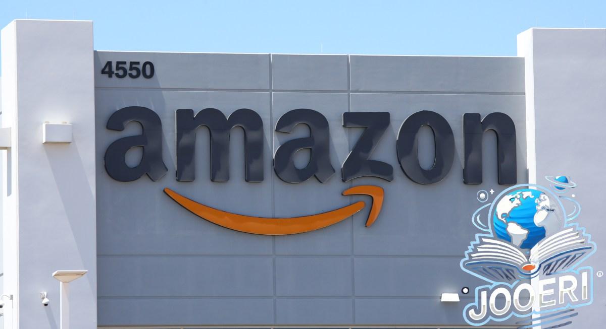 Amazon logo on building