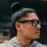 Man wearing Meta Ray-Bans