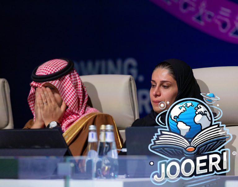 دموع أضواء العريفي بعد إعلان فوز السعودية باستضافة مونديال 2034