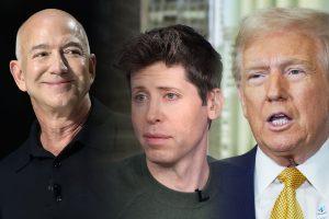 سام ألتمان وجيف بيزوس هما أحدث المليارديرات الذين تبرعوا بمليون دولار لصندوق ترامب