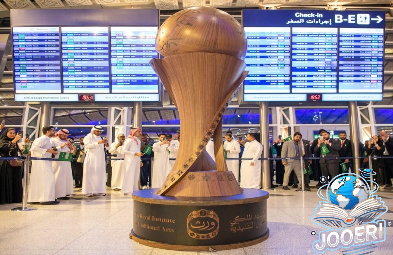 عمل فني خاص بمناسبة فوز السعودية باستضافة كأس العالم 2034.. تعرفوا على مميزاته
