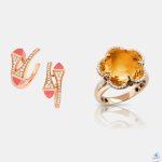 مجوهرات مرصعة بأحجار كريمة ذات ألوان دافئة..نسقيها لإطلالة راقية في شتاء 2024