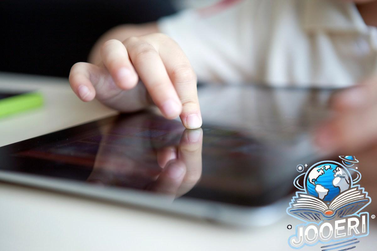 child using tablet