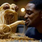 Will Smith spaghetti AI video