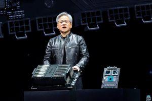 Jensen Huang, co-founder and chief executive officer of Nvidia Corp., ByteDance