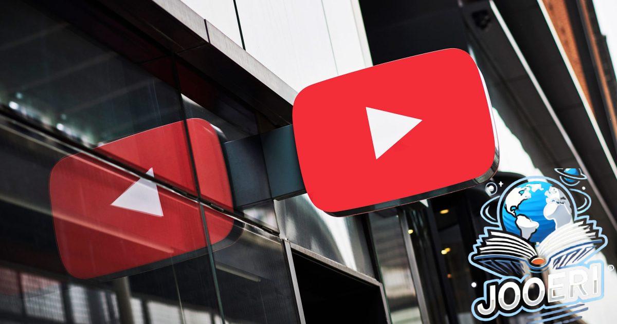 YouTube logo on building
