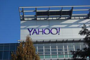 a photo of Yahoo's offices in Sunnyvale, California