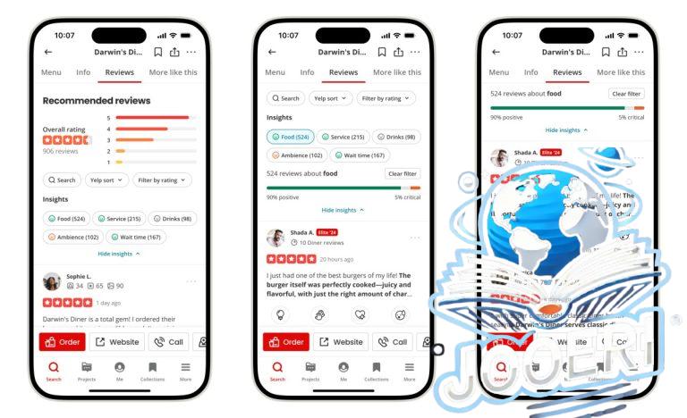 يضيف Yelp رؤى المراجعة المدعومة بالذكاء الاصطناعي إلى المطاعم