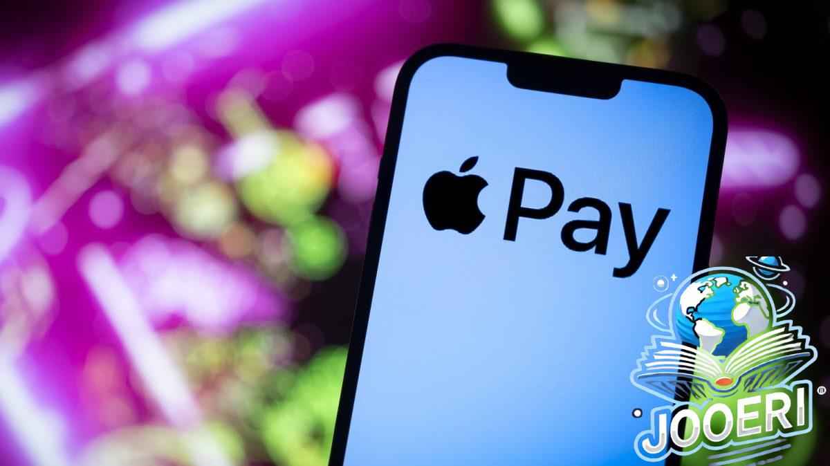 The Apple Pay logo is seen in this photo illustration on 23 November, 2023
