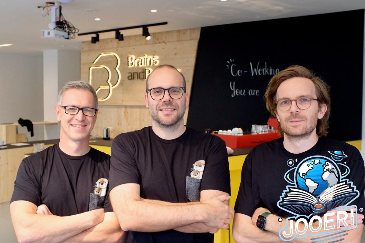 Otterly.AI founders Klaus-M Schremser, Josef Trauner and Thomas Peham