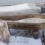 حبس شخصين في واقعة العثور على قطع أثرية وتوابيت فرعونية ببني سويف