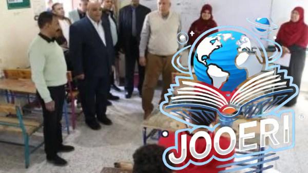 محافظ الوادى الجديد يتفقد لجان امتحانات الشهادة الإعدادية بالخارجة