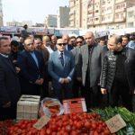 محافظ كفر الشيخ يفتتح سوق اليوم الواحد بمدينة بلطيم