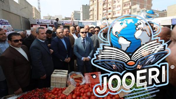 محافظ كفر الشيخ يفتتح سوق اليوم الواحد بمدينة بلطيم
