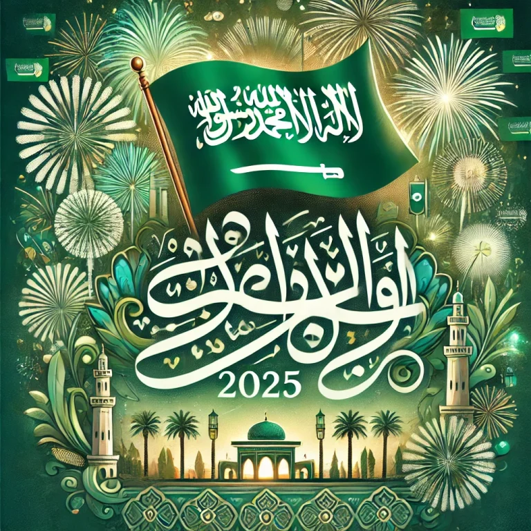 أجمل عبارات التهنئة بمناسبة اليوم الوطني السعودي 2025