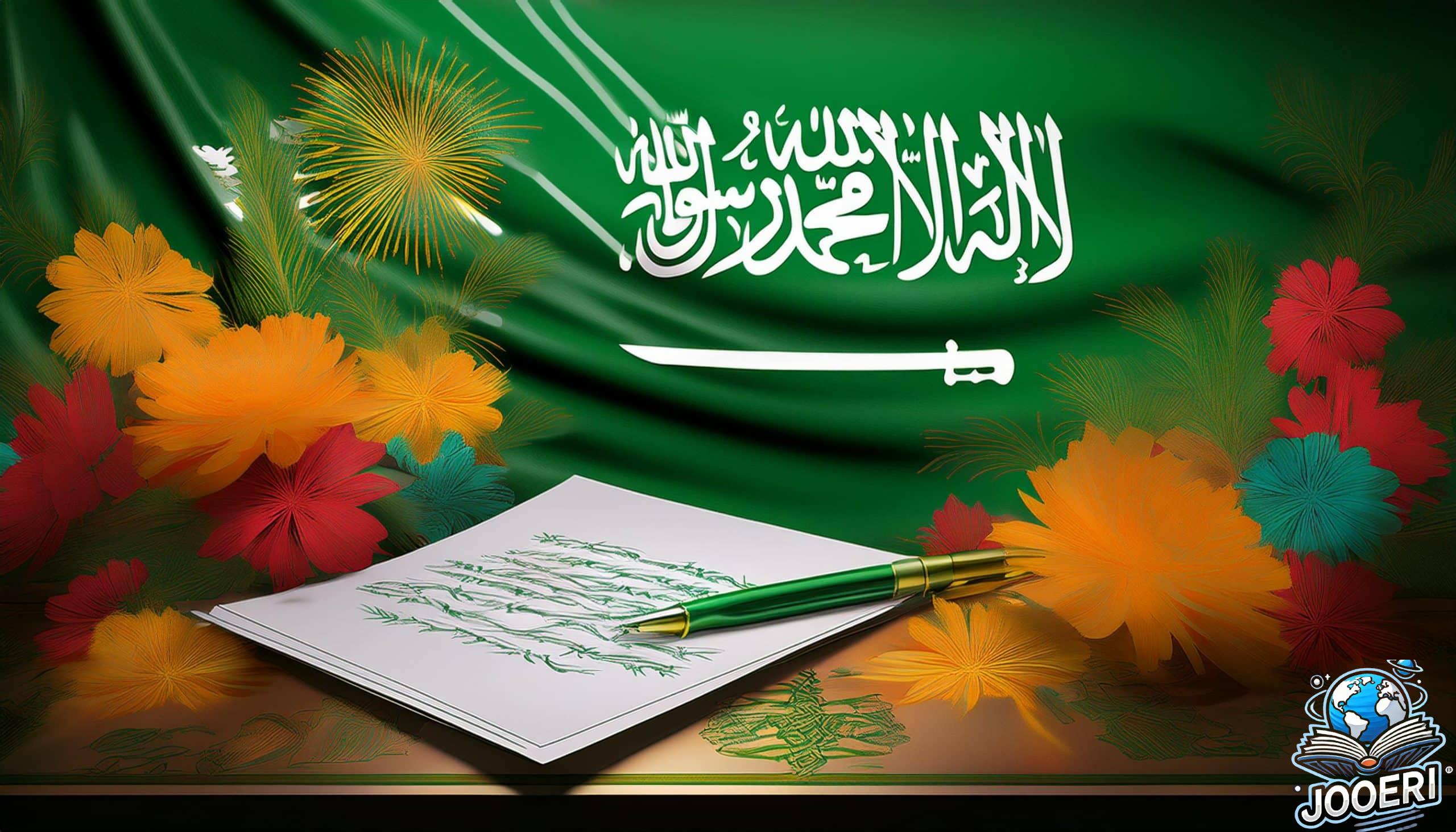 كلمات وطنية سعودية مؤثرة ومكتوبة بمناسبة اليوم الوطني 2025